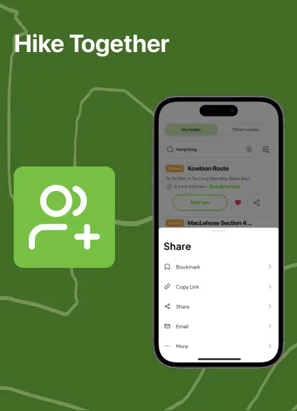 Share Routes - Hike Together